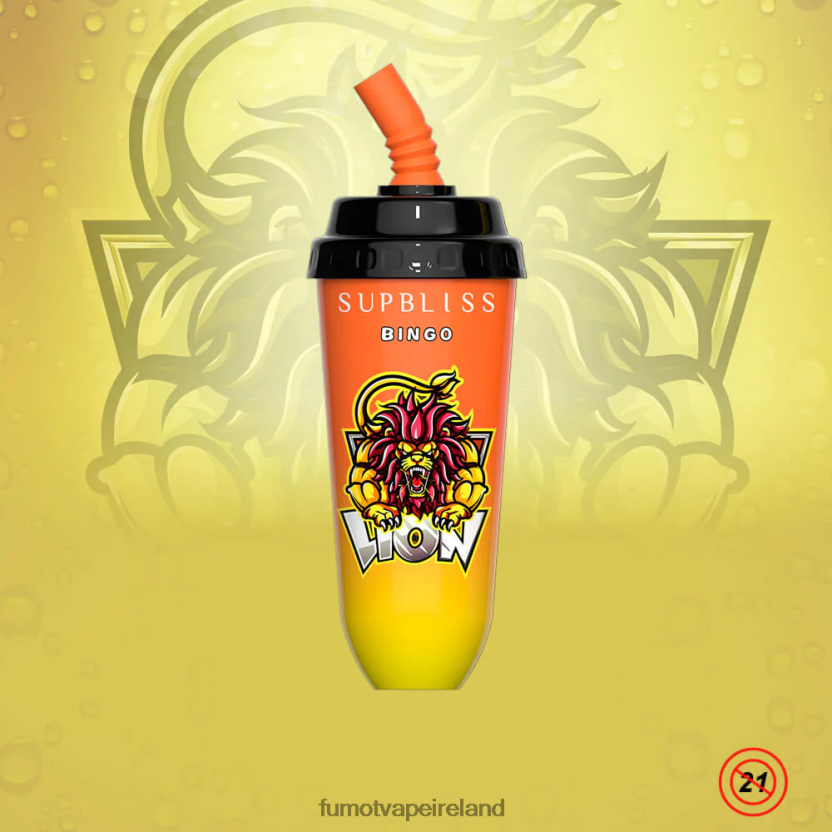 Fumot Supbliss Bingo 8000 Disposable Vape Pod Device - 16ML (1 Piece) T6F626396 | Fumot Cigarette Electronique Cherry Peach Lemonade